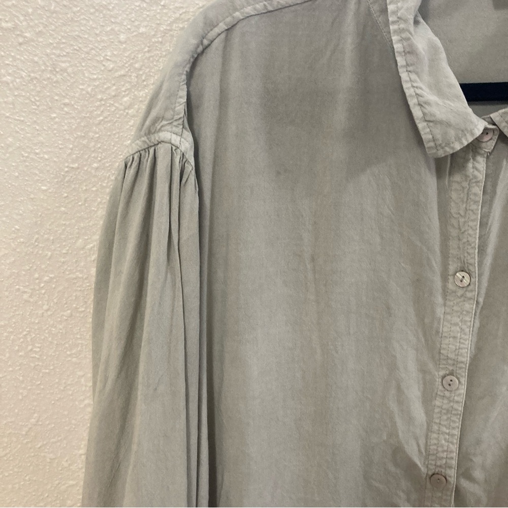 Solitaire Women’s blouse Elegant Gray embroidered  1x - Picture 4 of 16